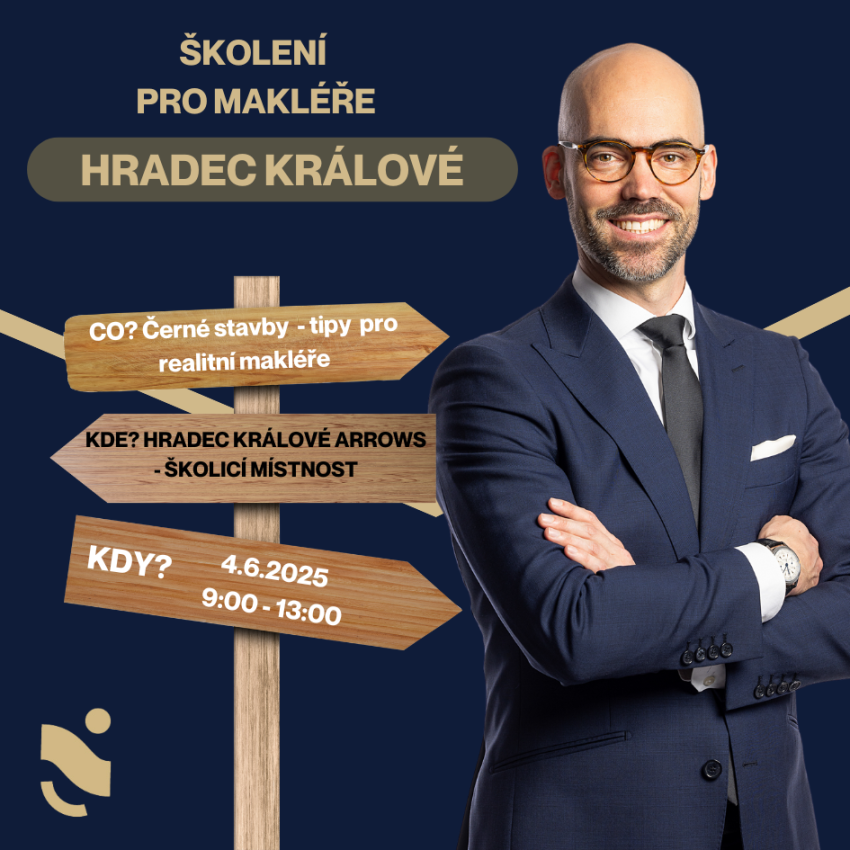 Černá stavba v makléřské praxi: Co (ne)prodat a jak? AKCE 1+1 ZADARMO Hradec Králové