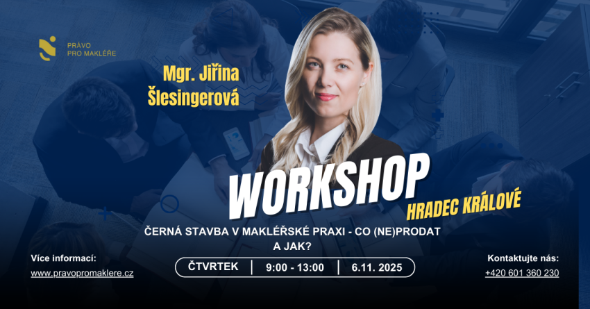 Černá stavba v makléřské praxi: Co (ne)prodat a jak? Hradec Králové