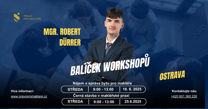 Balíček právních workshopů v Ostravě