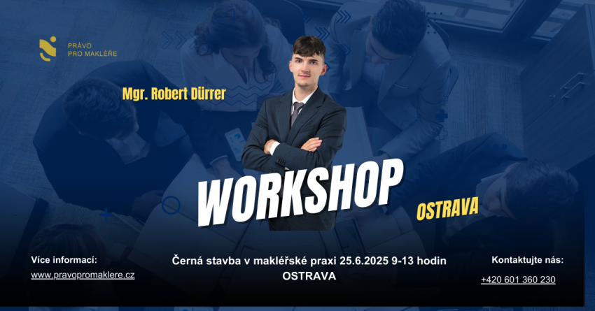 Černá stavba v makléřské praxi: Co (ne)prodat a jak? Ostrava